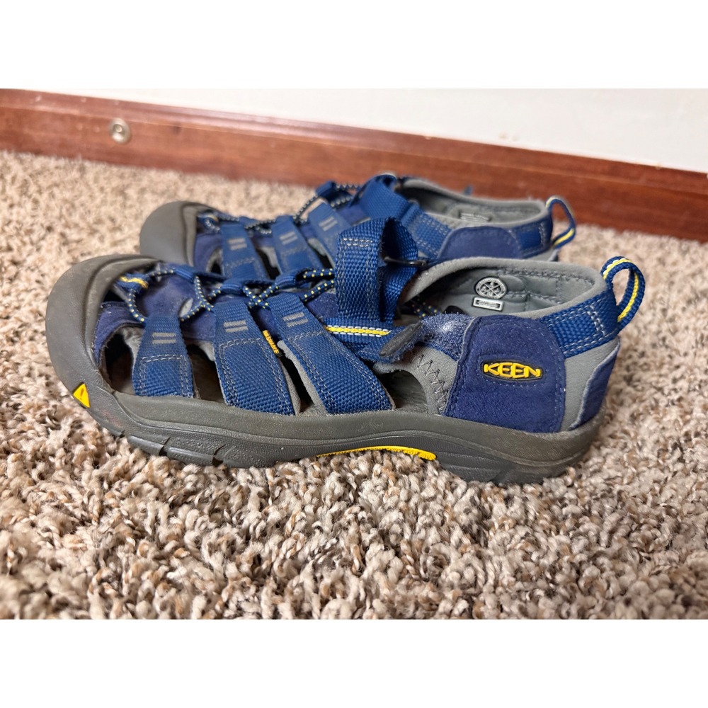 Keen Newport H2 Blue Yellow Youth Water Sandals Shoes 1009962 Size 4 US 36 EU